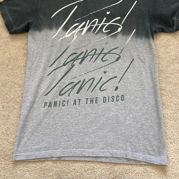 Panic! At The Disco Manhead S Graphic Band Ombre T-Shirt - Picture 8 of 12